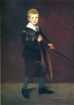 エドゥアール・マネ Painting - 剣を持つ少年 エドゥアール・マネ